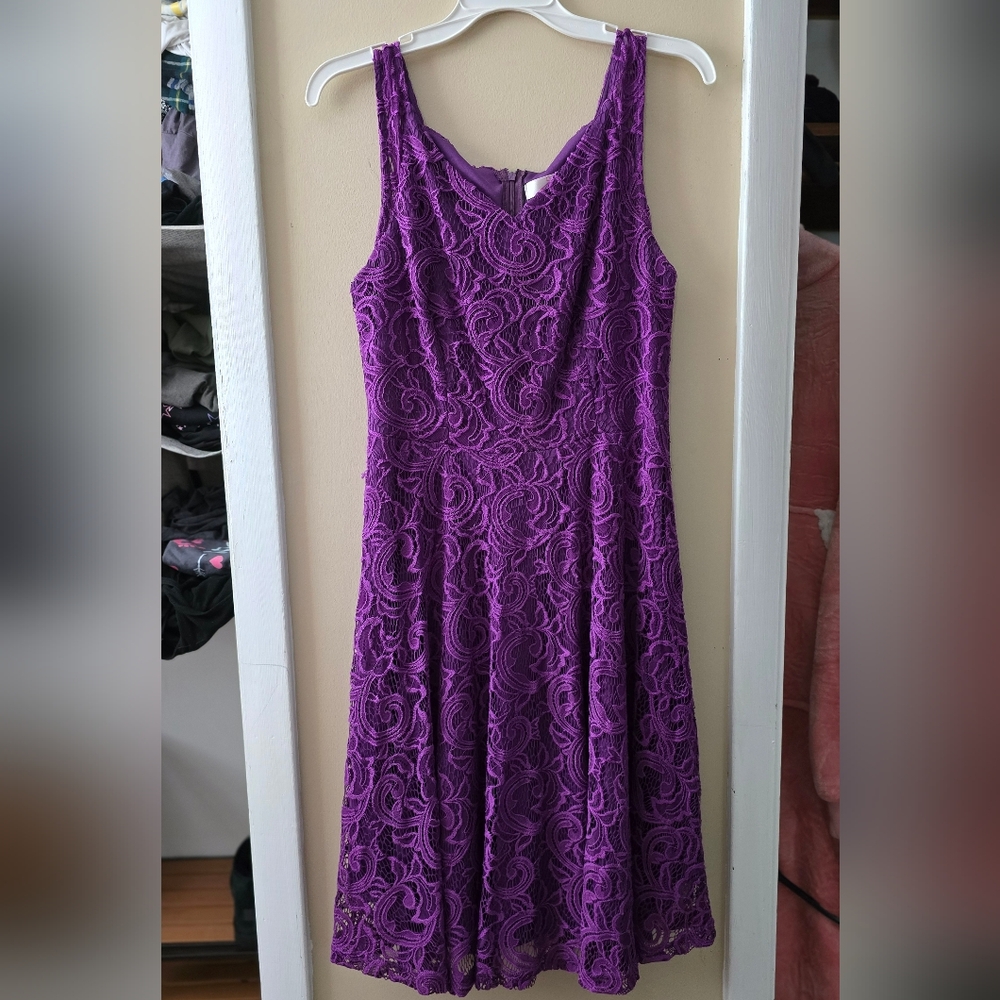 Dressystar Purple Bridesmaid Dress